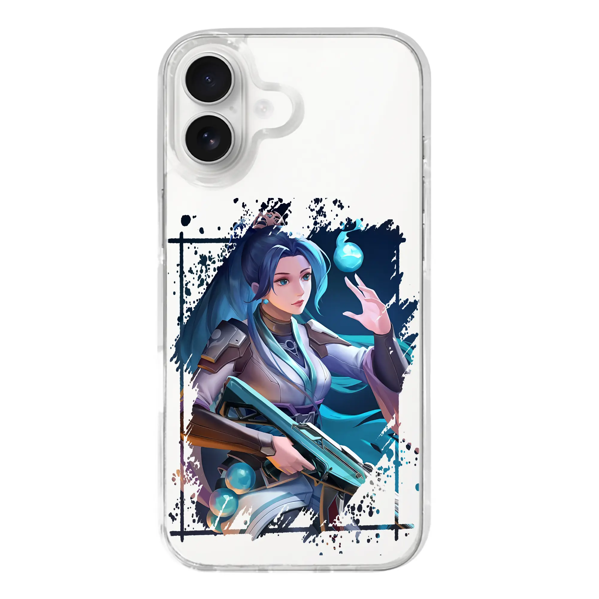 VALORANT グッズ,セージ - iPhone 17シリーズ 透明スマホケース – 薄型・耐衝撃・精密フィット保護カバー